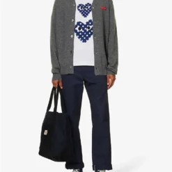 Comme Des Garçons Play Heart-print Cotton-jersey T-shirt -Default Template 4 1124 2000022 P1T238 WHITE ALT01