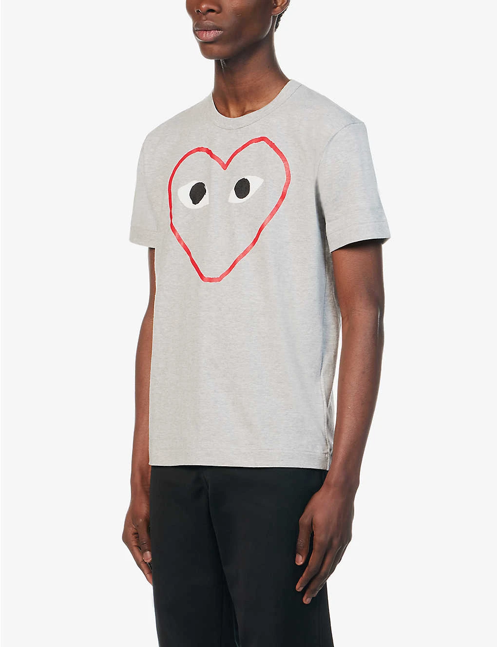 Comme Des Garçons Play CDG EMPTY HEART TEE 4 Comme Des Garçons Play CDG EMPTY HEART TEE - Image 4