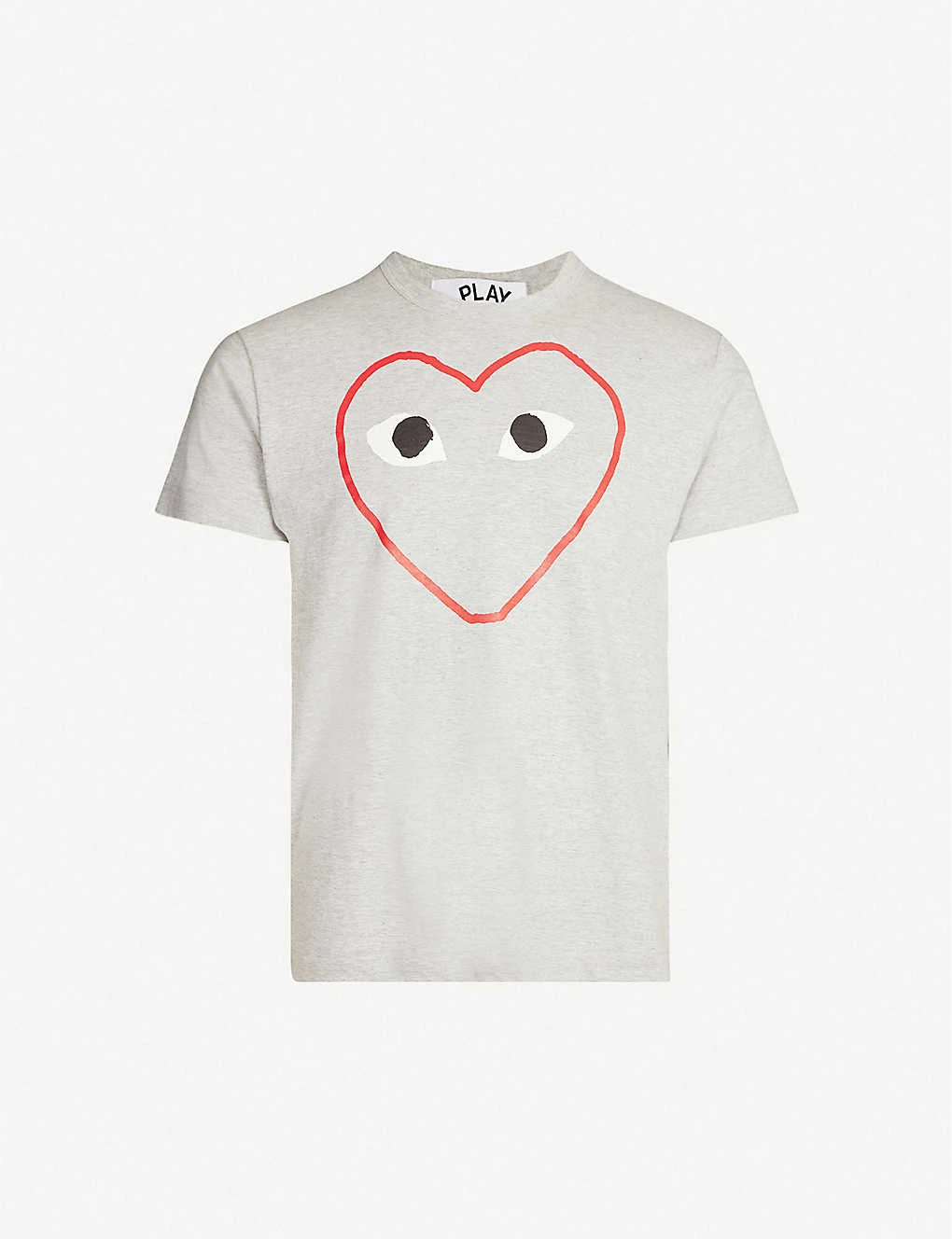 Comme Des Garçons Play CDG EMPTY HEART TEE 1 Comme Des Garçons Play CDG EMPTY HEART TEE