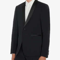 Sandro Shawl-collar Wool Tuxedo Jacket -Default Template 4 R00059578 NAVYBLUE ALT02