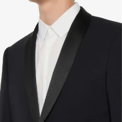 Sandro Shawl-collar Wool Tuxedo Jacket -Default Template 4 R00059578 NAVYBLUE ALT03