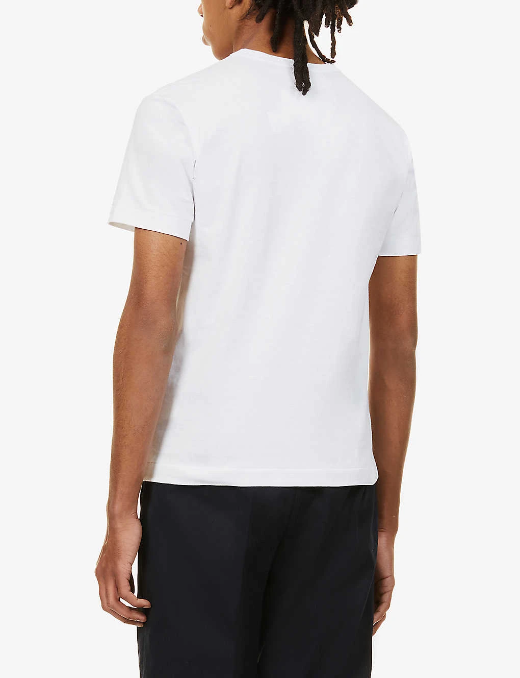 Comme Des Garçons Play Hearts & Play Logo-print Cotton-jersey T-shirt 4 Comme Des Garçons Play Hearts & Play Logo-print Cotton-jersey T-shirt - Image 4