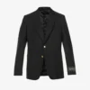 Gucci Firenze Peak-lapel Cotton, Mohair And Wool-blend Blazer
