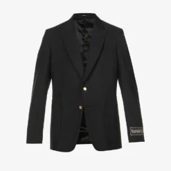 Gucci Firenze Peak-lapel Cotton, Mohair And Wool-blend Blazer