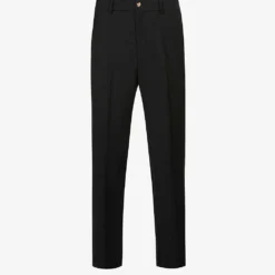 Gucci Regular-fit Tapered Cotton And Wool Blend Trousers