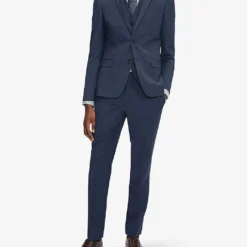 Ted Baker Sinjts Slim-fit Wool-blend Trousers -Default Template 4 R03777872 DKBLUE ALT03