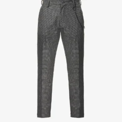 Hugo Chain-embellished Tapered Gabardine Trousers