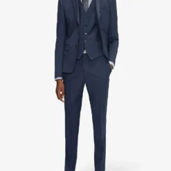 Ted Baker Sinjws Slim-fit Wool-blend Waistcoat -Default Template 4 R03788856 DKBLUE ALT03