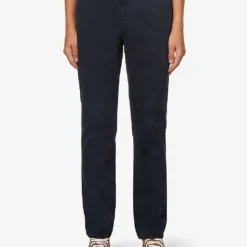 Nudie Jeans Easy Alvin Regular-fit Organic Stretch-cotton Trousers -Default Template 4 R03802055 DARKMIDNIGHT ALT02