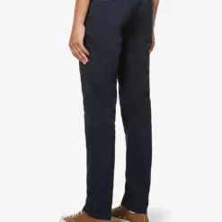 Nudie Jeans Easy Alvin Regular-fit Organic Stretch-cotton Trousers -Default Template 4 R03802055 DARKMIDNIGHT ALT03