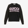 Gucci Sexiness Text-print Cotton-jersey Sweatshirt