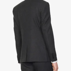 Sandro Legacy Single-breasted Wool Blazer 8 Sandro Legacy Single-breasted Wool Blazer -Default Template 4 R03851777 NOIRGRIS ALT03