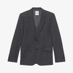 Sandro Legacy Single-breasted Wool Blazer