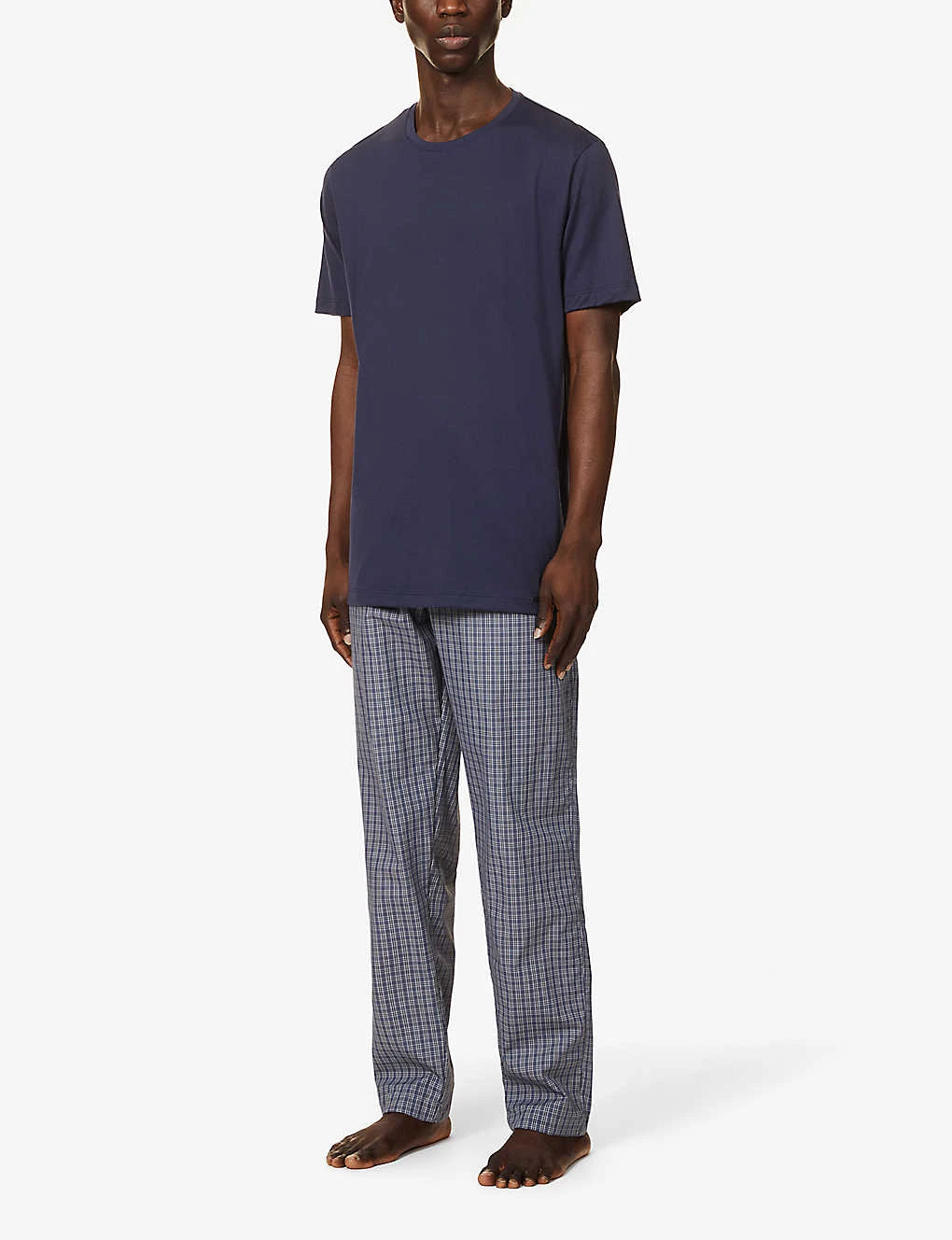 HANRO Night & Day Crewneck Cotton Pyjama Top 2 HANRO Night & Day Crewneck Cotton Pyjama Top - Image 2