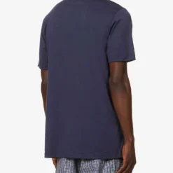 HANRO Night & Day Crewneck Cotton Pyjama Top 8 HANRO Night & Day Crewneck Cotton Pyjama Top -Default Template 4 R03868108 BLACKIRIS ALT03