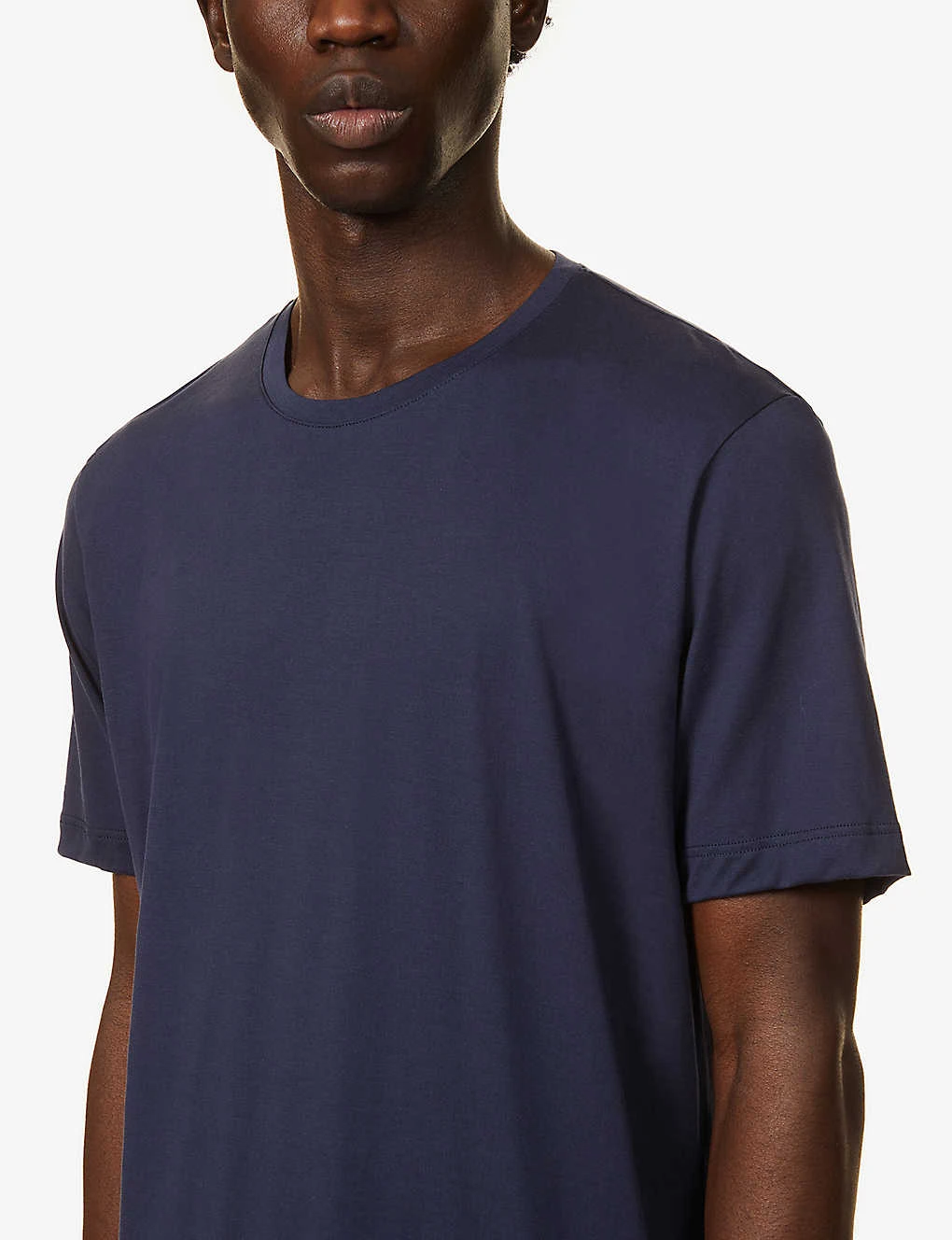 HANRO Night & Day Crewneck Cotton Pyjama Top 5 HANRO Night & Day Crewneck Cotton Pyjama Top - Image 5