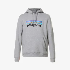 Patagonia Logo-print Recycled Polyester And Cotton Blend Hoody