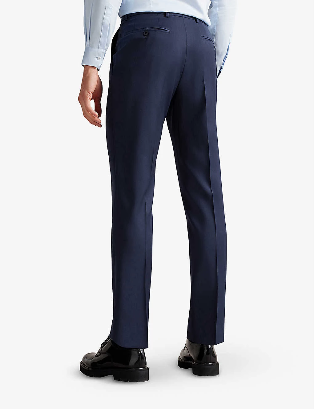 Ted Baker Sinjts Slim-fit Wool-blend Trousers 4 Ted Baker Sinjts Slim-fit Wool-blend Trousers - Image 4