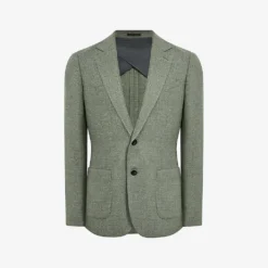 Reiss Attire Slim-fit Wool-blend Blazer