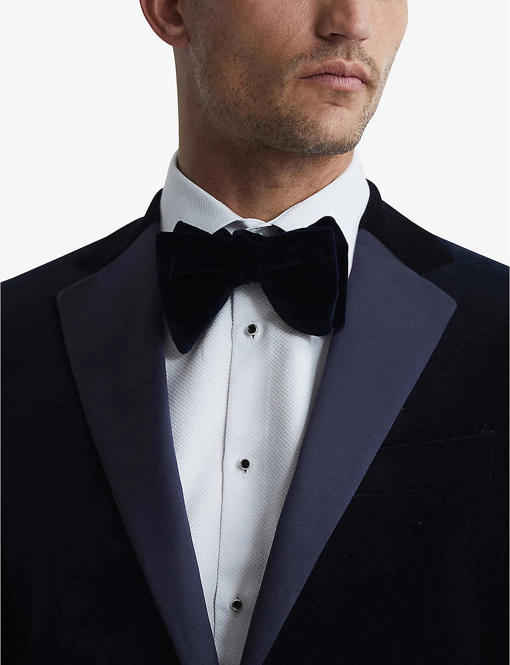 Reiss Ace Single-breasted Stretch-velvet Blazer 5 Reiss Ace Single-breasted Stretch-velvet Blazer - Image 5