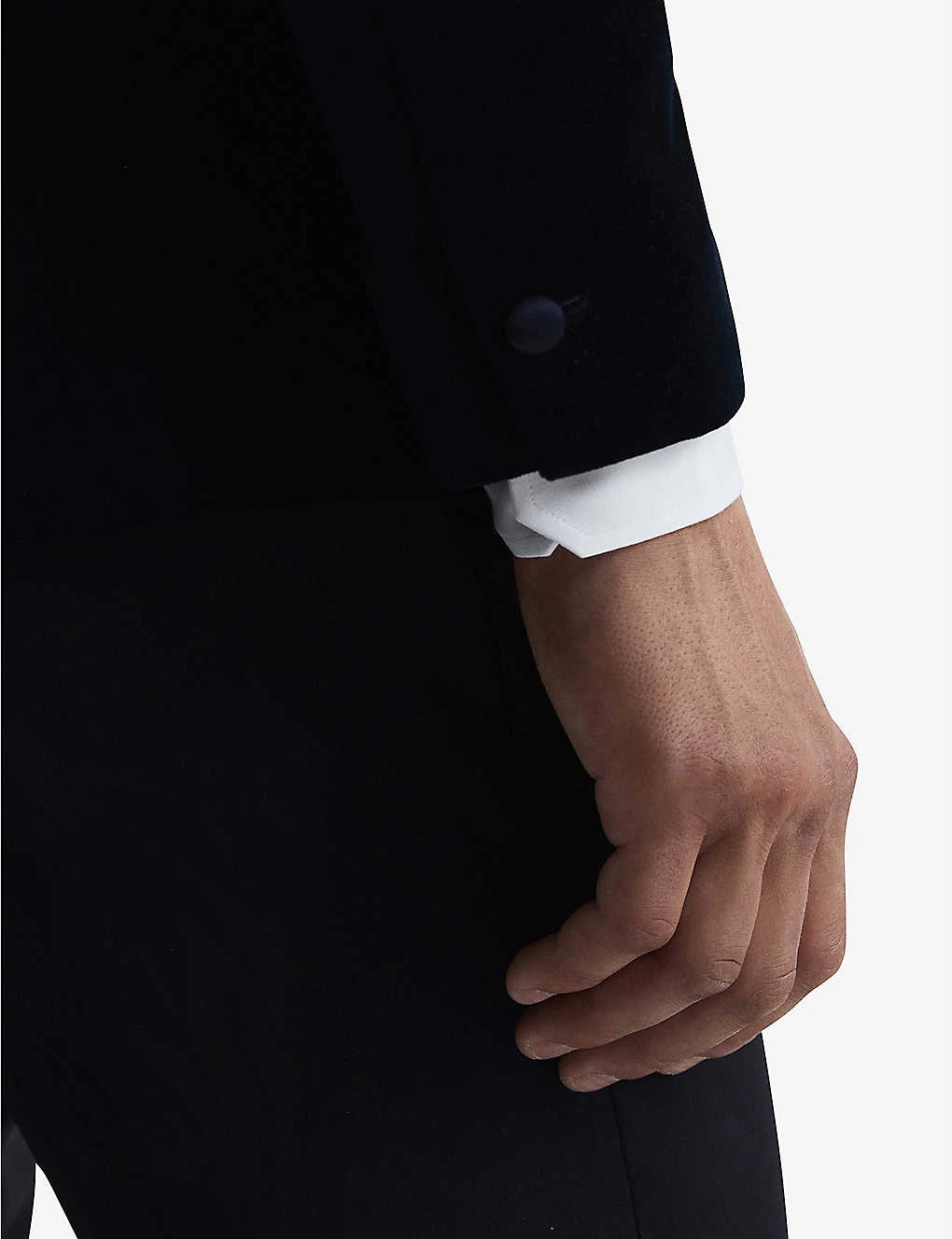 Reiss Ace Single-breasted Stretch-velvet Blazer 6 Reiss Ace Single-breasted Stretch-velvet Blazer - Image 6