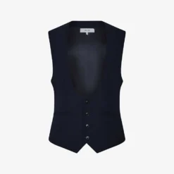 Reiss Bold Slim-fit Horseshoe Wool Waistcoat