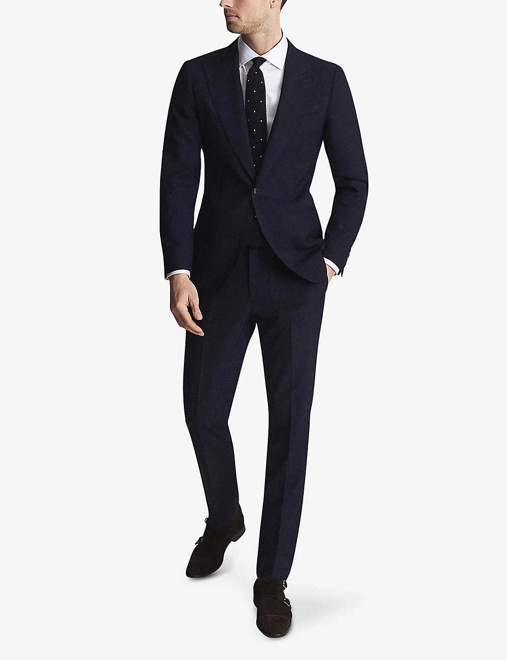Reiss Bold Regular-fit Straight-leg Wool Suit Trousers 2 Reiss Bold Regular-fit Straight-leg Wool Suit Trousers - Image 2