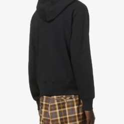 Acne Studios Fairah Face-patch Regular-fit Cotton-jersey Hoody -Default Template 4 R03941205 BLACK ALT03