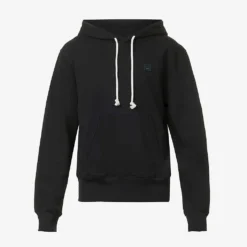 Acne Studios Fairah Face-patch Regular-fit Cotton-jersey Hoody