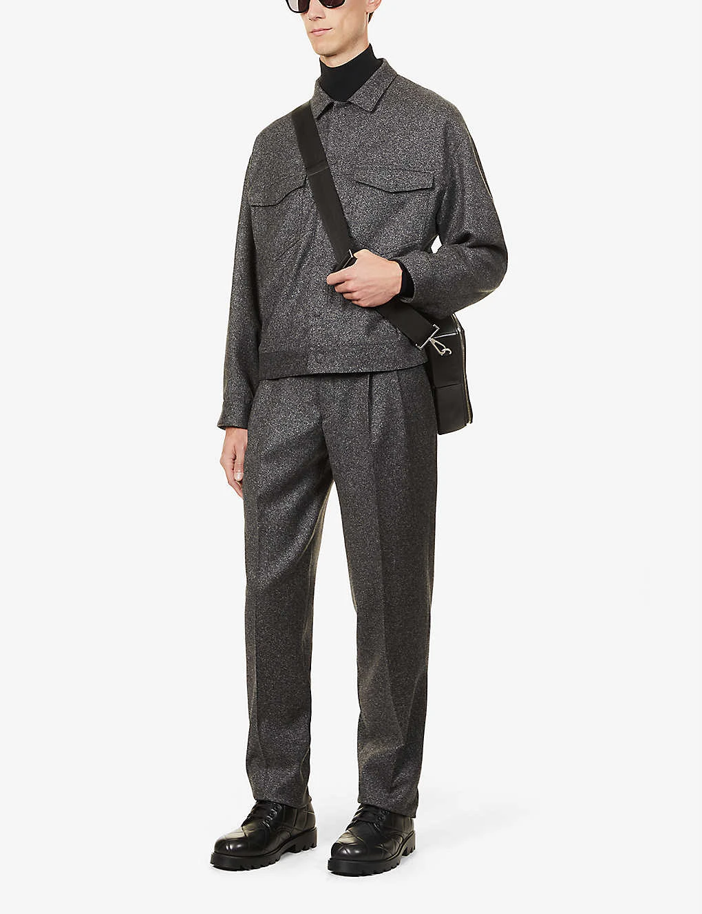 Giorgio Armani Relaxed-fit Stretch-wool Blend Suit 2 Giorgio Armani Relaxed-fit Stretch-wool Blend Suit - Image 2