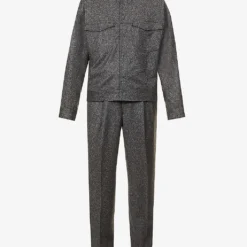 Giorgio Armani Relaxed-fit Stretch-wool Blend Suit
