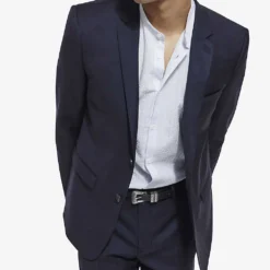 THE KOOPLES Straight-cut Single-breasted Wool Blazer -Default Template 4 R03989377 NAV03 ALT02