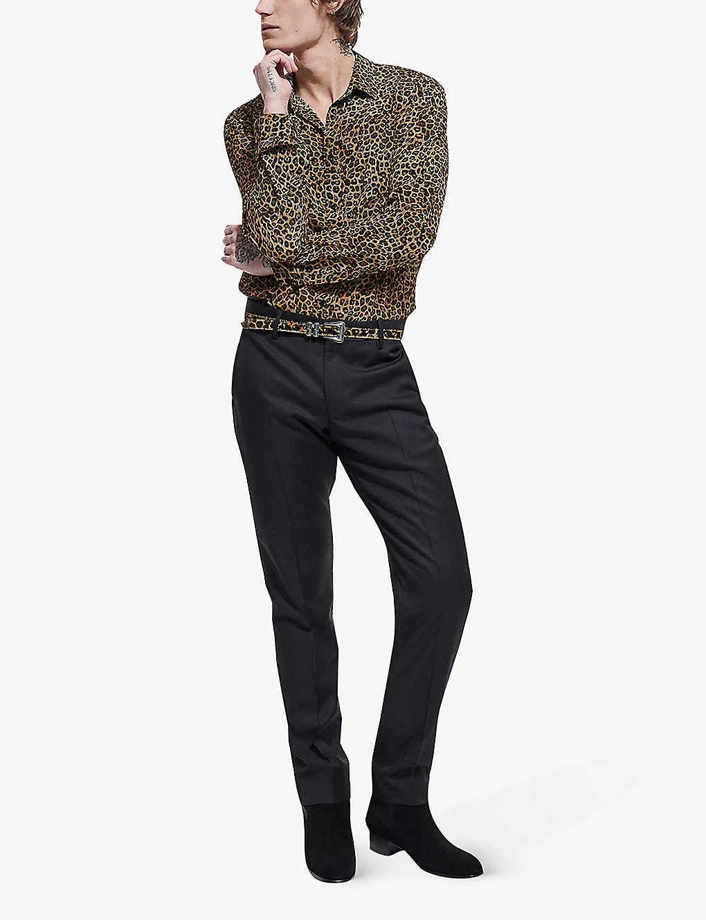 THE KOOPLES Slim-fit Straight-leg Wool Suit Trousers 2 THE KOOPLES Slim-fit Straight-leg Wool Suit Trousers - Image 2