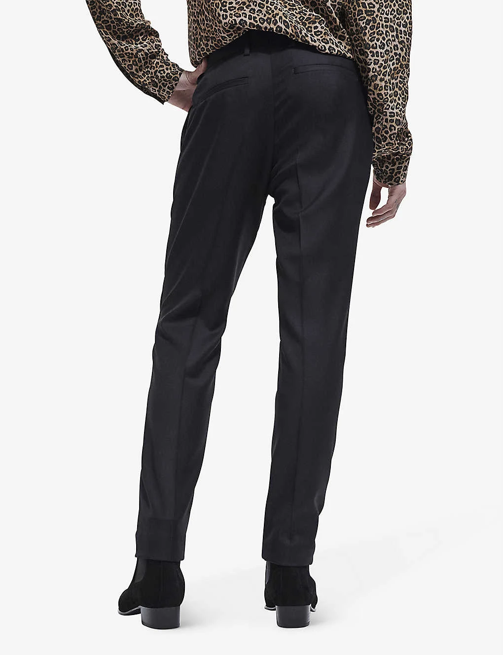 THE KOOPLES Slim-fit Straight-leg Wool Suit Trousers 4 THE KOOPLES Slim-fit Straight-leg Wool Suit Trousers - Image 4