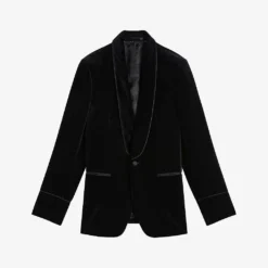 Ted Baker Iwade Slim-fit Velvet Blazer