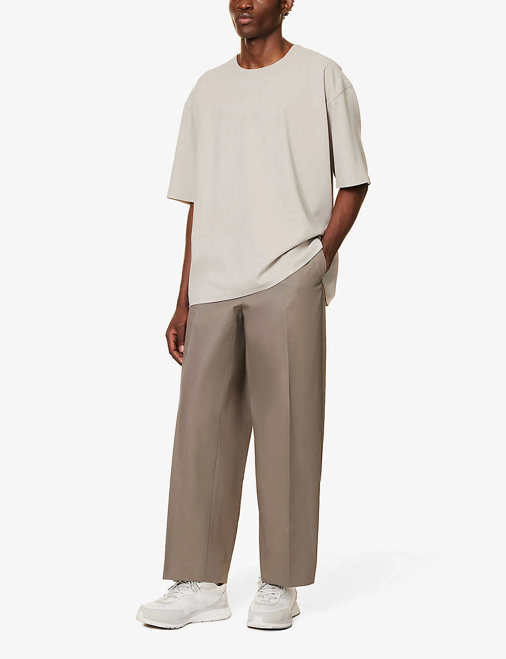 Fear Of God Eternal Crewneck Relaxed-fit Wool-blend T-shirt 2 Fear Of God Eternal Crewneck Relaxed-fit Wool-blend T-shirt - Image 2