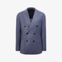 Reiss Marquee Double-breasted Wool-blend Blazer