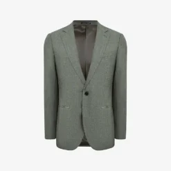 Reiss Firm Single-breasted Wool Blazer