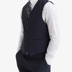 Reiss Hope Regular-fit Stretch-woven Waistcoat 8 Reiss Hope Regular-fit Stretch-woven Waistcoat -Default Template 4 R04068029 NAVY ALT02