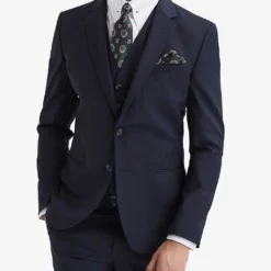 Reiss Hope Regular-fit Stretch-woven Waistcoat 11 Reiss Hope Regular-fit Stretch-woven Waistcoat -Default Template 4 R04068029 NAVY ALT05