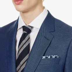 PAUL SMITH Birdseye-pattern Soho-fit Wool Suit -Default Template 4 R04069871 INKYBLUE ALT04