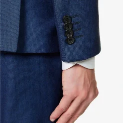 PAUL SMITH Birdseye-pattern Soho-fit Wool Suit -Default Template 4 R04069871 INKYBLUE ALT05