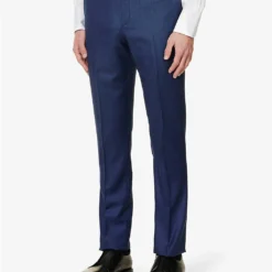 PAUL SMITH Birdseye-pattern Soho-fit Wool Suit -Default Template 4 R04069871 INKYBLUE ALT07