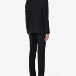 PAUL SMITH Single-breasted Notched-lapels Regular-fit Wool-blend Suit 11 PAUL SMITH Single-breasted Notched-lapels Regular-fit Wool-blend Suit -Default Template 4 R04069912 NAVY ALT03