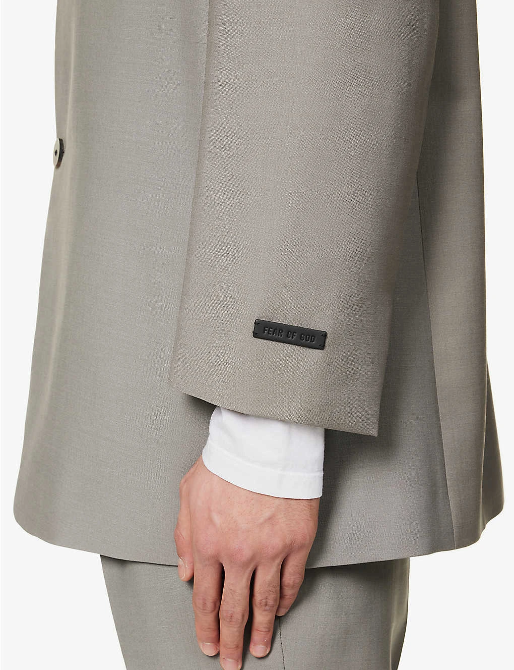 Fear Of God Eternal Lapelless Relaxed-fit Wool Blazer 5 Fear Of God Eternal Lapelless Relaxed-fit Wool Blazer - Image 5
