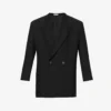 Fear Of God Brand-patch Notched-lapel Oversized-fit Wool Blazer
