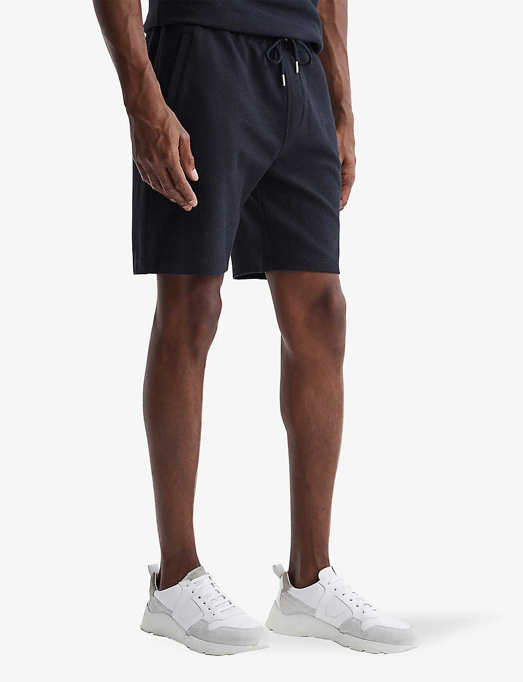 Reiss Robin Drawstring Waffle Cotton-blend Shorts 3 Reiss Robin Drawstring Waffle Cotton-blend Shorts - Image 3