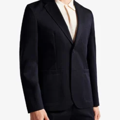 Ted Baker Yarm Single-breasted Wool-mix Evening Jacket -Default Template 4 R04081036 NAVY ALT02
