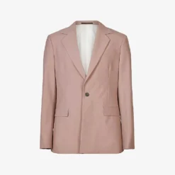 AllSaints Santo Relaxed-fit Single-breasted Stretch-woven Blazer