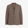 AllSaints Canta Single-breasted Regular-fit Cotton Blazer